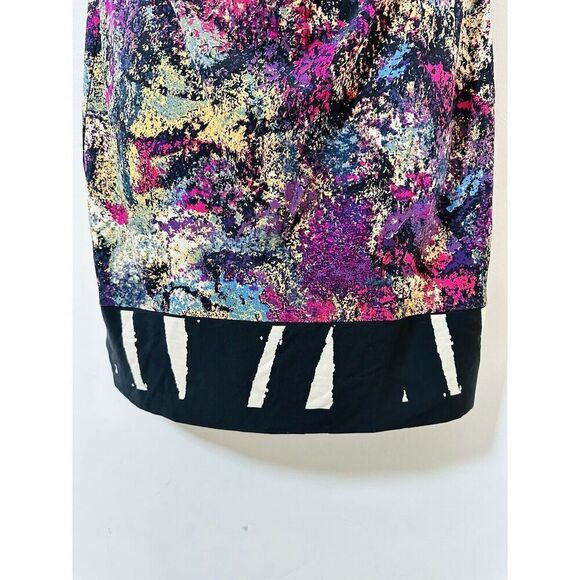 Julie‎ Dillon Dress Size 4 Multicolored Sheath Sleeveless NWT Artsy Abstract - Picture 13 of 14